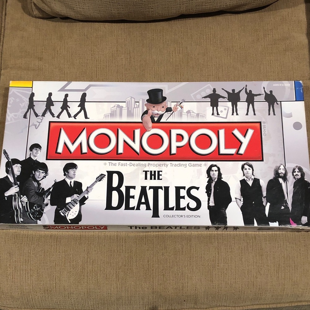 The Beatles Collectors Edition Monopoly Game Complete